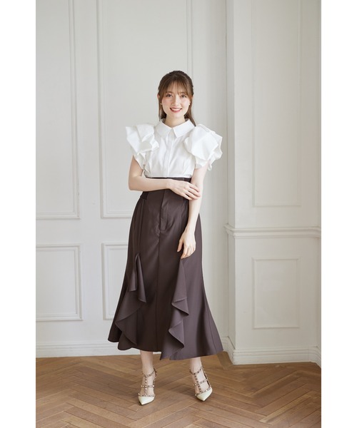 トッコトコ tocco closet（トッコ クローゼット） スカート バックレースアップ