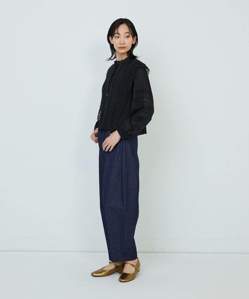 ADIEU TRISTESSE(アデュートリステス) ブラウス シャツ インドレース ADIEU TRISTESSE(アデュートリステス) ブラウス シャツ インドレース