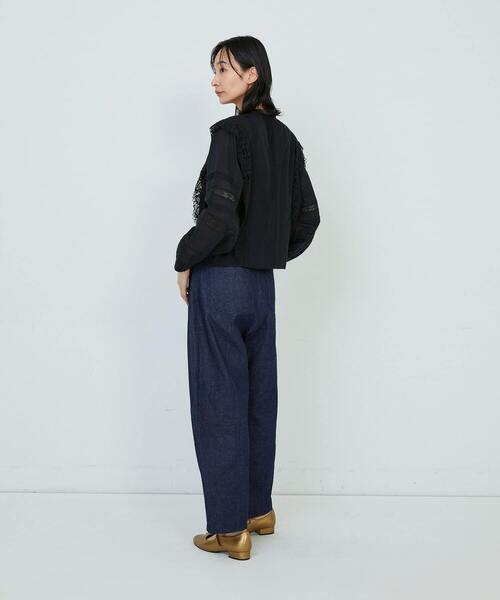 ADIEU TRISTESSE（アデュートリステス） ブラウス シャツ インドレース