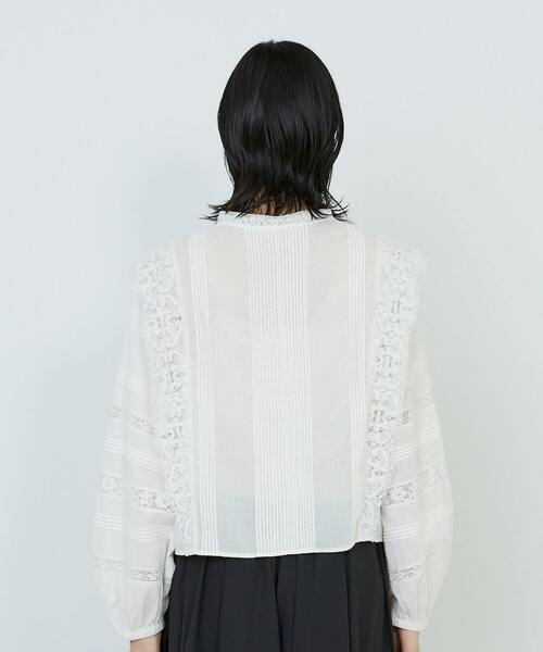 ADIEU TRISTESSE（アデュートリステス） ブラウス シャツ インドレース