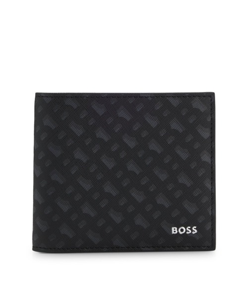 BOSS（HUGO BOSS） 二つ折り財布 財布 モノグラム ウォレット フォイル