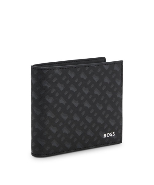 BOSS（HUGO BOSS） 二つ折り 二つ折り財布 財布 モノグラム ウォレット