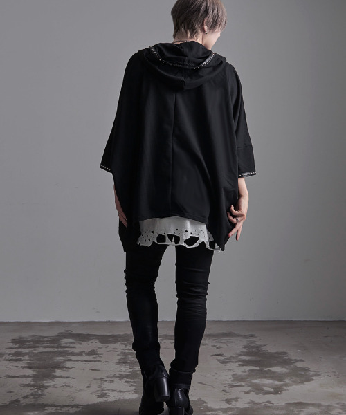 ブラウス シャツ 「NOVESSEL/ノベセル」クロップドダブルZIPトップ「Y」「CN」 レディース メンズ NOVESSEL ブラウス シャツ 「NOVESSEL/ノベセル」クロップド