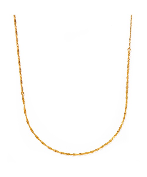 ネックレス 「les bonbon」K18 s.g.b classy necklace/エスジービー クラッシー ネックレス レディースの画像