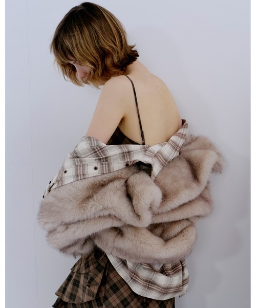 SNIDEL（スナイデル） コート チェスターコート ファーショートコート