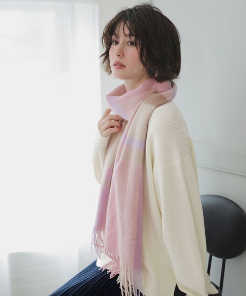 ANY SIS（エニィスィス） マフラー ストール ウールニュアンス