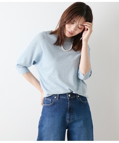 NEWYORKER（ニューヨーカー） ニット セーター 「手洗い可能」TCラメ