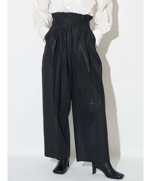 ELENDEEK（エレンディーク） パンツ ウエストピンタックパンツ