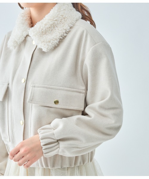 PEACH JOHN（ピーチジョン） ブルゾン アウター エコファーカラー