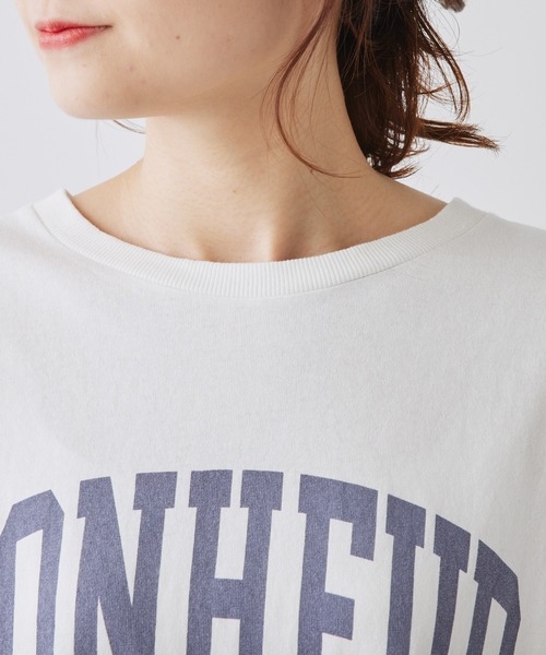 「PUAL CE CIN」 半袖Tシャツ FREE スミクロ レディース_画像5