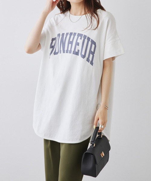 「PUAL CE CIN」 半袖Tシャツ FREE スミクロ レディース_画像9