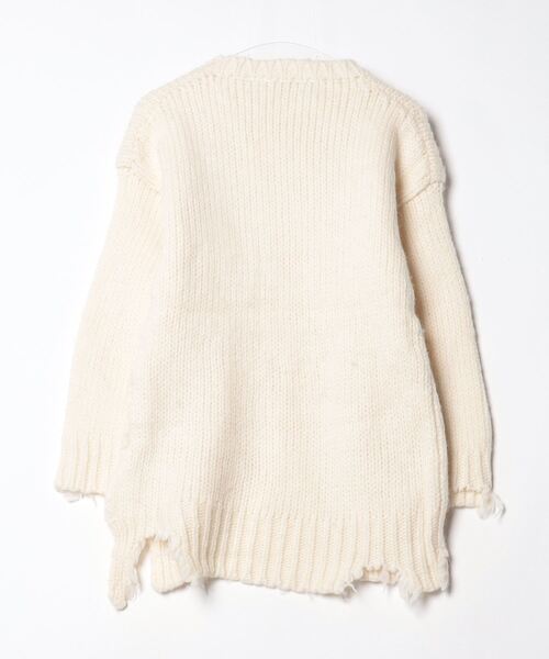 「TARO HORIUCHI」 長袖ニット FREE ホワイト レディース_画像2