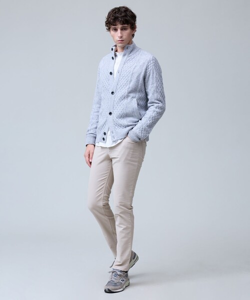J.PRESS（J.プレス） カーディガン ウール×カシミヤの上質素材「Cash