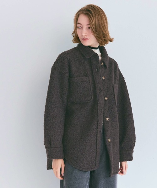 coca（コカ） ブルゾン アウター プードルボアジャケット レディース