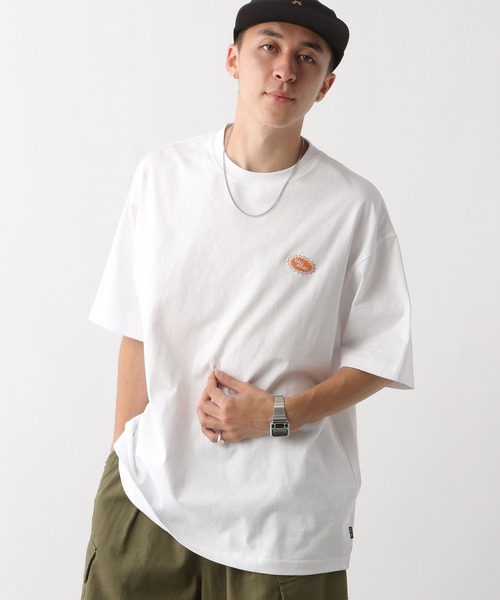 「POLeR」 半袖Tシャツ LARGE オレンジ メンズ_画像4