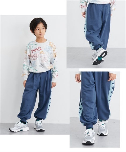 パンツ サイドラインスウェットパンツ キッズ 子供服 男の子 女の子