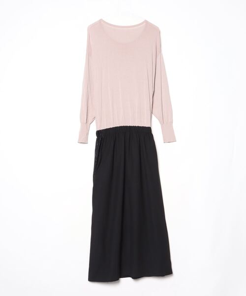 「AZUL ENCANTO」 ドッキングワンピース MEDIUM ブラック レディース_画像2
