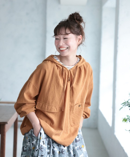 soulberry（ソウルベリー） ブラウス シャツ パーカーみたいなブラウス