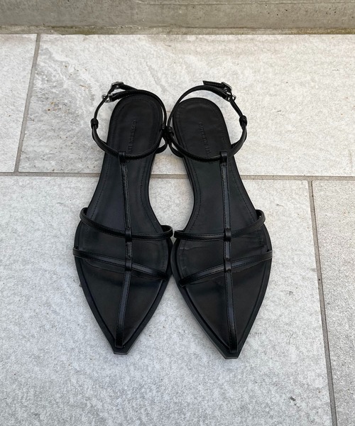 「CAPRICIEUX LE'MAGE」 フラットサンダル 37 ブラック レディース_画像9