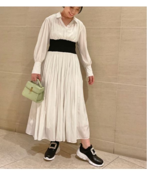 CELFORD（セルフォード） 長袖ワンピース 36 オフホワイト レディース