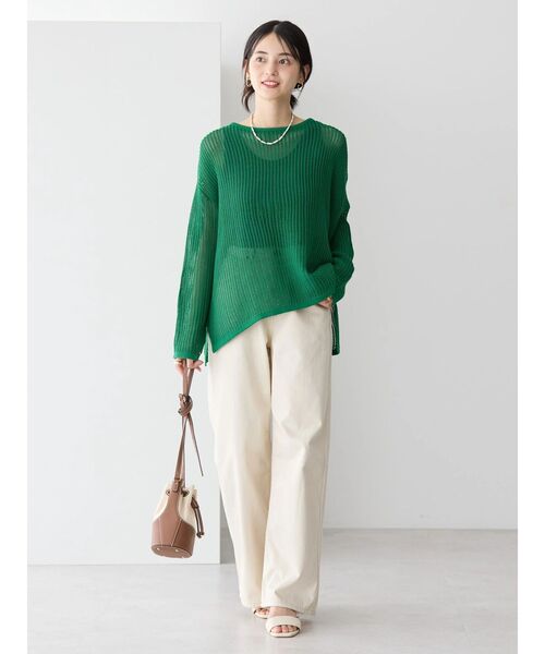 AMERICAN HOLIC（アメリカンホリック） 長袖ニット FREE グリーン