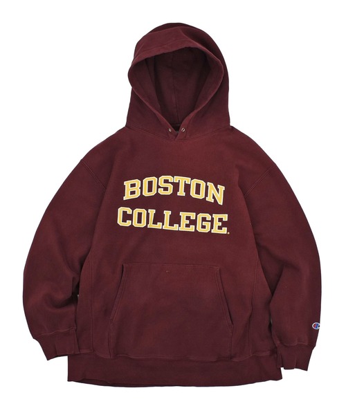 〆*グ様 Champion リバースウィーブ Boston College スウ Champion（チャンピオン） トレーナー スウェット 「USED」Champion