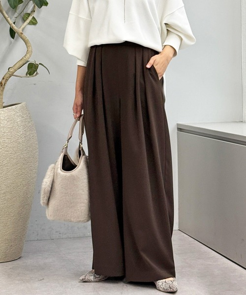 「RIVE DROITE」 イージーパンツ 34 ピンク レディース_画像2