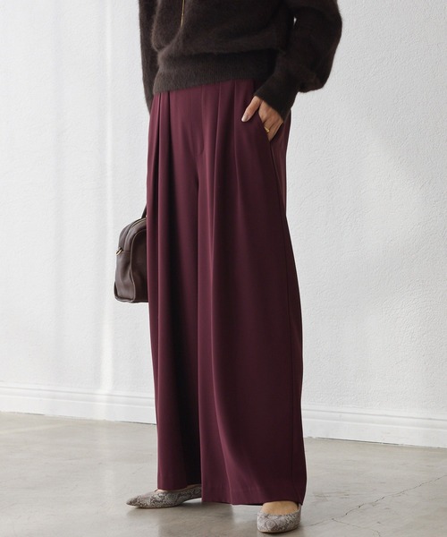 「RIVE DROITE」 イージーパンツ 34 ピンク レディース_画像5