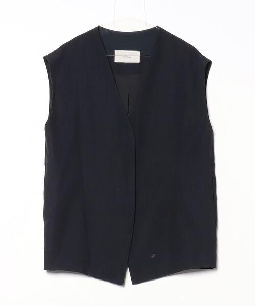 todayful ブラックベスト TODAYFUL 「TODAYFUL」 ベスト - ブラック レディース : ZOZOTOWN