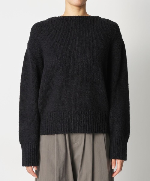 「BABYLONE」 長袖ニット フリー ベビーピンク レディース_画像9