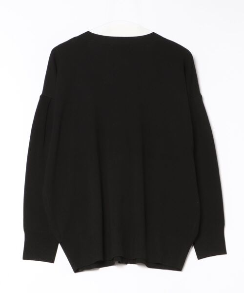 「CALNAMUR」 ニットカーディガン FREE ブラック レディース_画像2