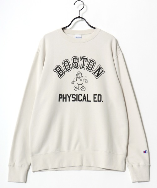 「Champion」 スウェットカットソー L ダークグリーン メンズ_画像2