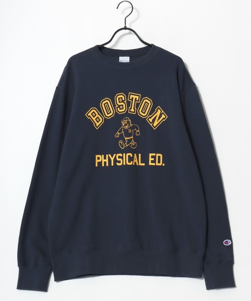 「Champion」 スウェットカットソー L ダークグリーン メンズ_画像5