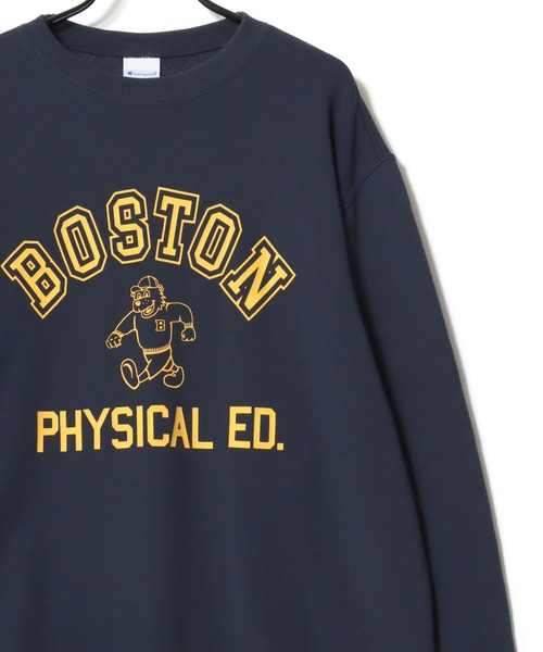 「Champion」 スウェットカットソー L ダークグリーン メンズ_画像6