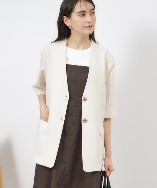 OPAQUE.CLIP（オペークドットクリップ） ノーカラージャケット 38