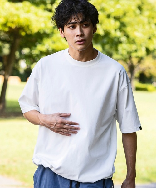 「+phenix」 半袖Tシャツ L ブラック メンズ_画像9
