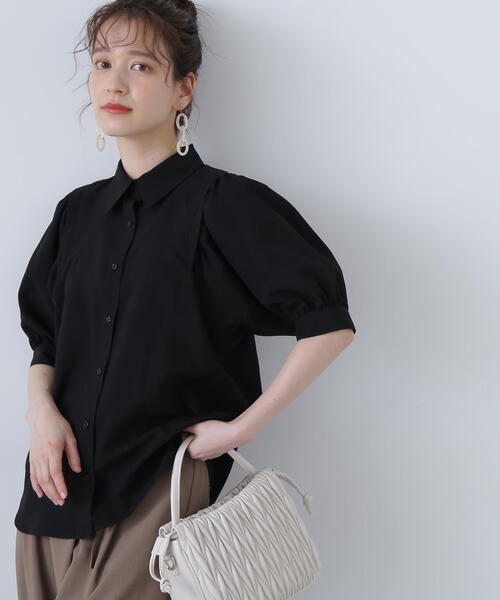 「N.(N. Natural Beauty Basic)」 半袖シャツ MEDIUM パープル レディース_画像3