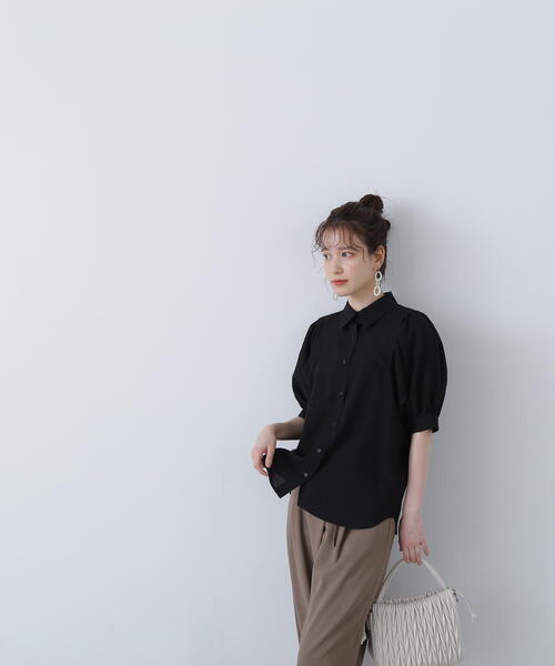 「N.(N. Natural Beauty Basic)」 半袖シャツ MEDIUM パープル レディース_画像5