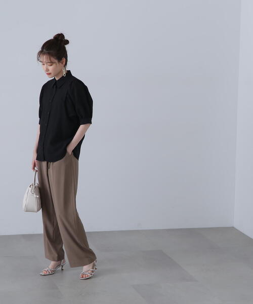 「N.(N. Natural Beauty Basic)」 半袖シャツ MEDIUM パープル レディース_画像6