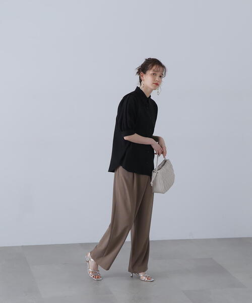 「N.(N. Natural Beauty Basic)」 半袖シャツ MEDIUM パープル レディース_画像7