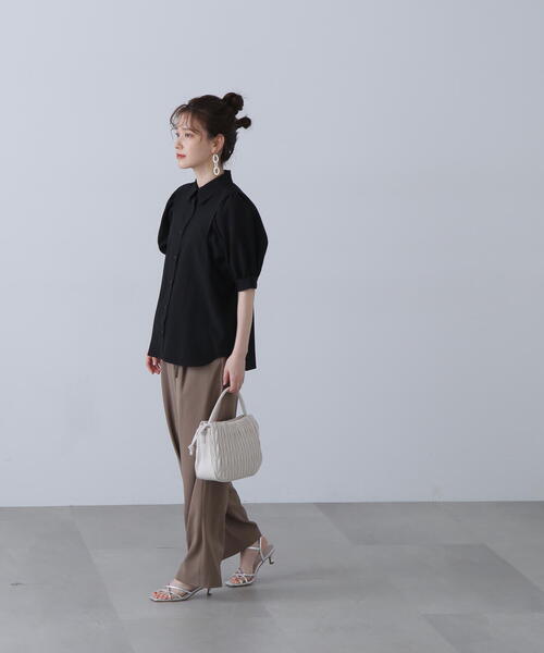 「N.(N. Natural Beauty Basic)」 半袖シャツ MEDIUM パープル レディース_画像8