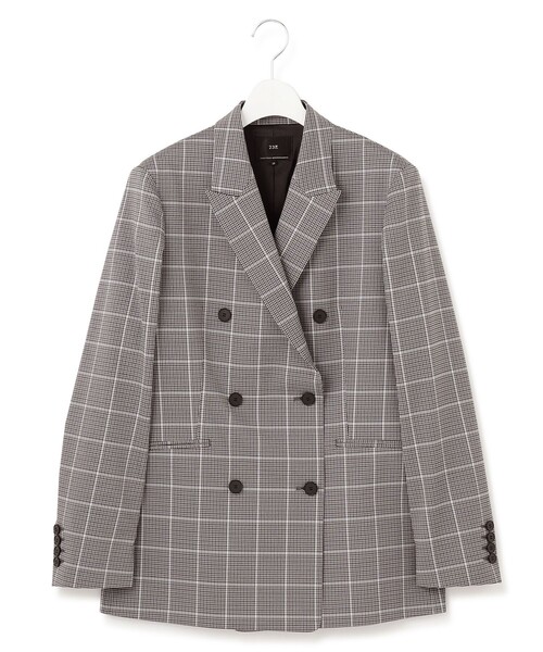 23区（ニジュウサンク） テーラードジャケット 44 グレー レディース