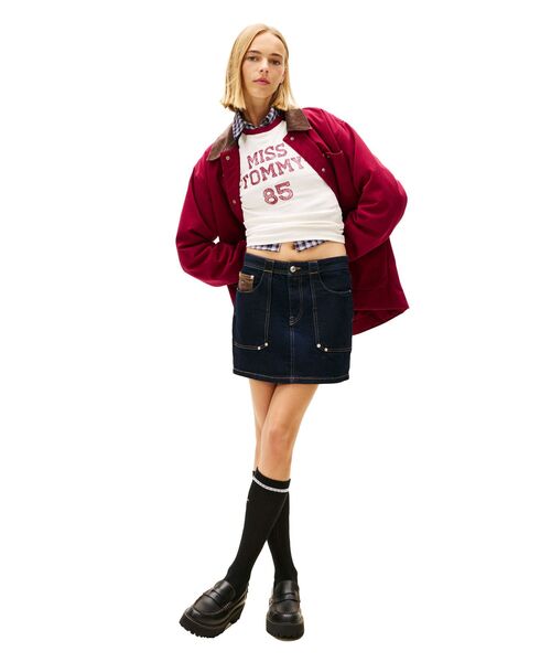 TOMMY JEANS（トミー・ジーンズ） スカート デニムミニスカート
