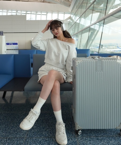 「Her lip to」 スウェットカットソー FREE グレー レディース_画像4