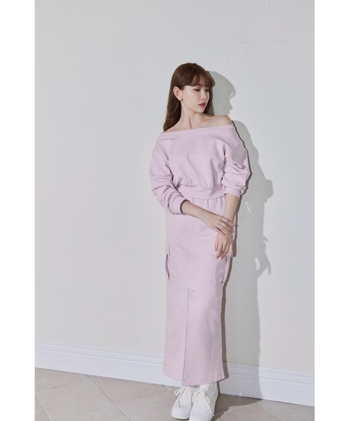 「Her lip to」 スウェットカットソー FREE グレー レディース_画像5