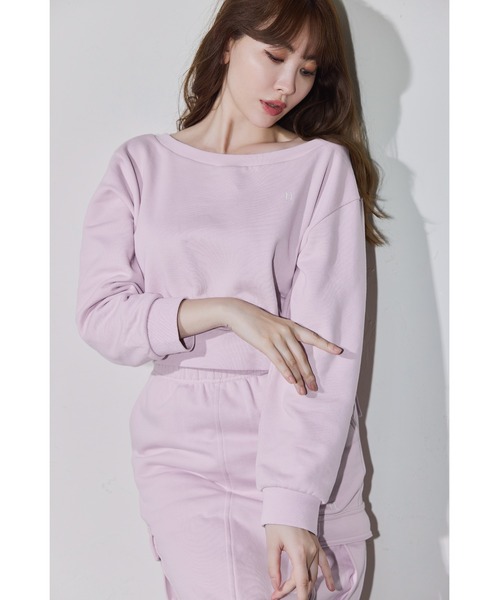 「Her lip to」 スウェットカットソー FREE グレー レディース_画像6