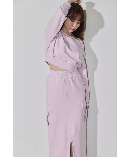 「Her lip to」 スウェットカットソー FREE グレー レディース_画像7