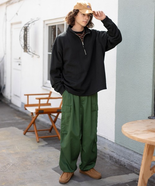 「BARK MANHATTAN」 スウェットカットソー L ベージュ メンズ_画像7