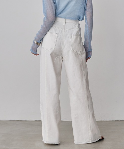 hunch（ハンチ） ジーンズ デニム デニムパンツ バイカラーデニム