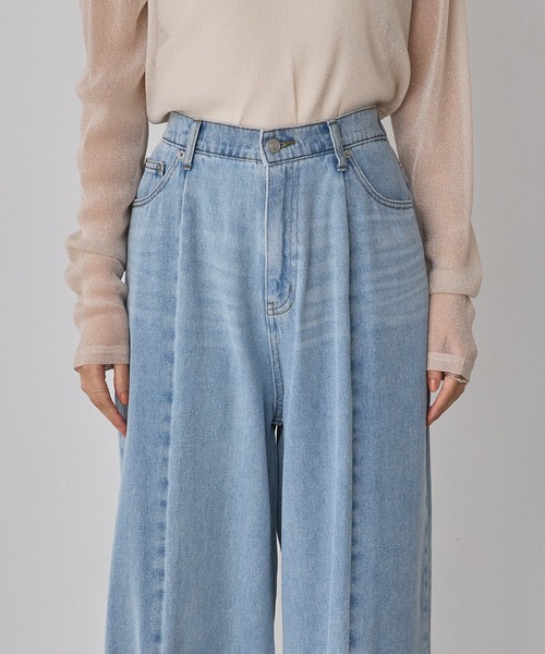 hunch（ハンチ） ジーンズ デニム デニムパンツ バイカラーデニム